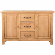 Credenza con 3 Cassetti 110x33,5x70 cm in Massello di Rovere 241677