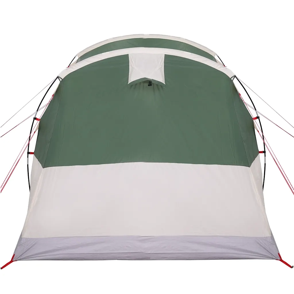 Tenda da Campeggio a Tunnel per 3 Persone Verde Impermeabile 94622