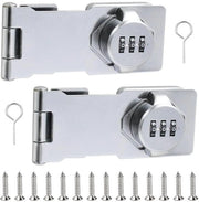 Sistema di sicurezza per cassetti a 4 cifre - Antifurto - Chiusura di cassa - Sicurezza di cassaforte - Materiale in acciaio inox - Reticolo anti taglio - Protezione contro la furto