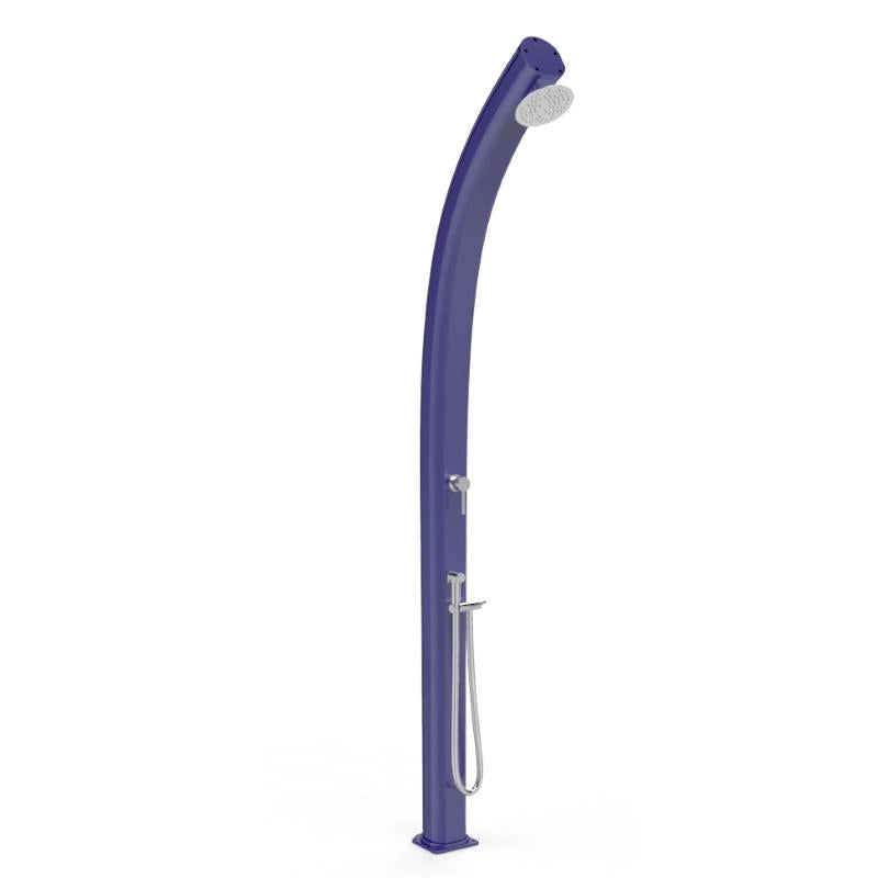 Doccia Solare In Alluminio Jolly 25 Litri Top Line Con Miscelatore E Doccetta Colore Zaffiro Cv-A540-Tl/5600