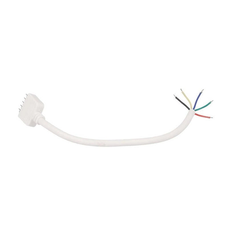 2 PZ Connettori Spina Maschio Con 5 Pin Per Striscia Bobina Led RGBW RGB+W