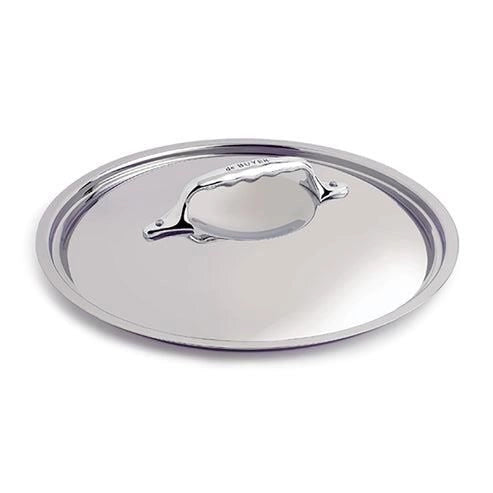 De Buyer 3709.28 Affinity Coperchio in Acciaio INOX 28 cm adatto per induzione lavabile in lavastoviglie colore Acciaio INOX