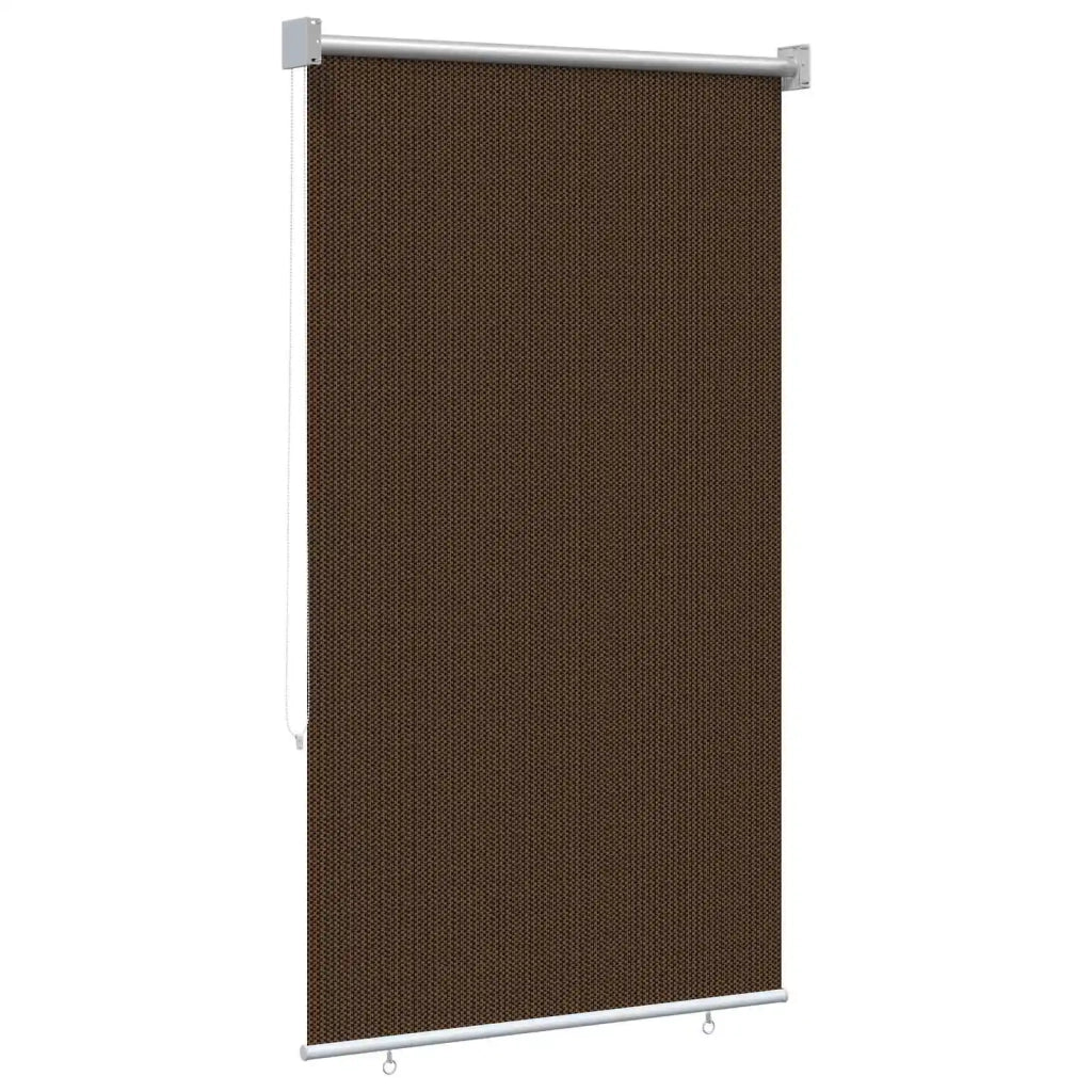 Tenda a Rullo Esterno Blocco UV 90% Marrone 80 x 140 cm HDPE 42036091