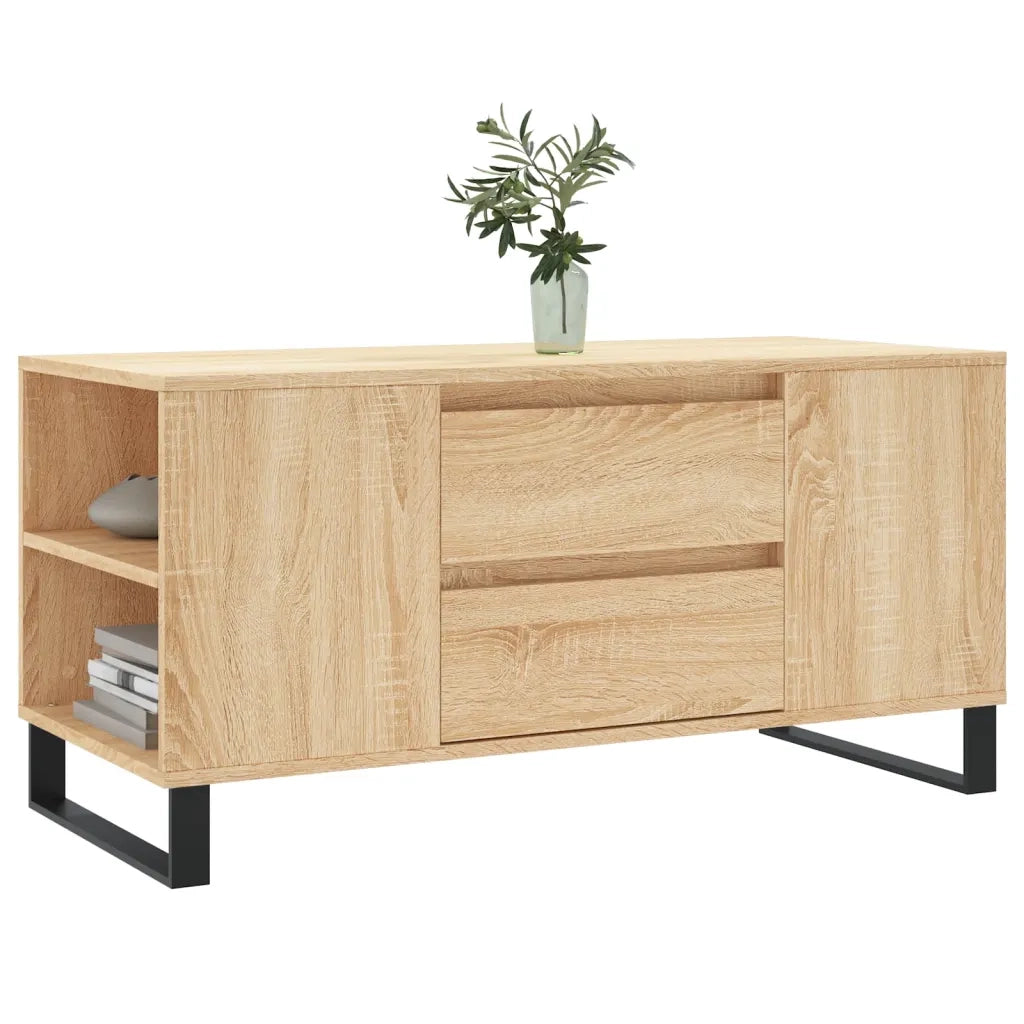 Tavolino Salotto Rovere Sonoma 102x44,5x50 cm Legno Multistrato 831007