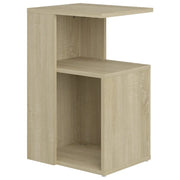 Tavolino | Tavolo laterale Rovere Sonoma 36x30x56 cm in Legno Multistrato