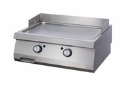 Heavy Duty Piastra - Cromo Liscio - Unità Doppia - Profondità 70cm - Gas