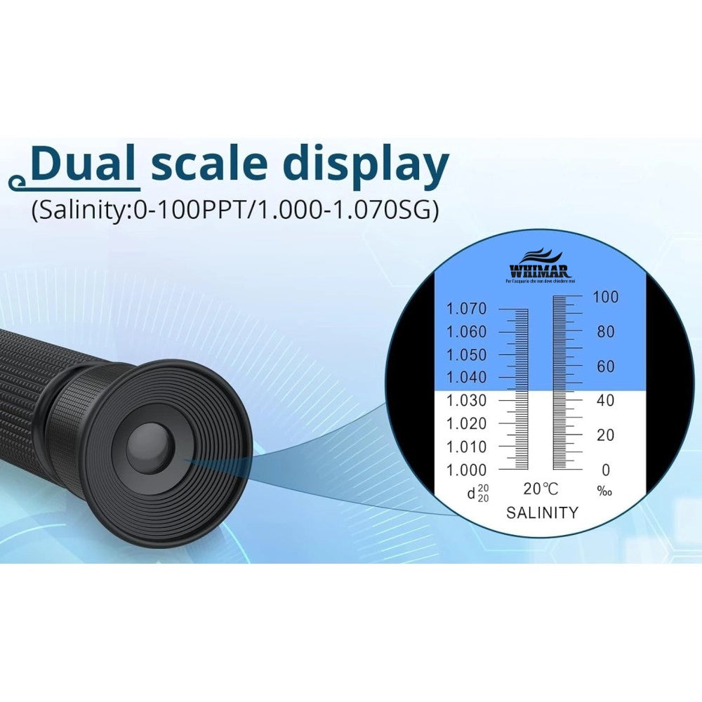 Whimar ATC LED Optical Refractometer - rifrattometro con LED e compensazione automatica della temperatura
