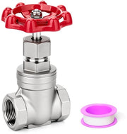 Valvola a sfera 304 acciaio inossidabile - Filtro maschile/femminile 3/4" BSP - Robusta - Resistente all'usura - Massima pressione 200 psi - Intervallo di temperatura -20°C a 150°C - Valvola di chiusura
