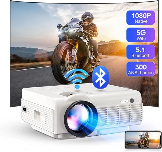 Vivi la Magia della Proiezione in Casa con il nostro Mini Proiettore LED - Supporto 4K e Qualità Immagine Sconvolgente