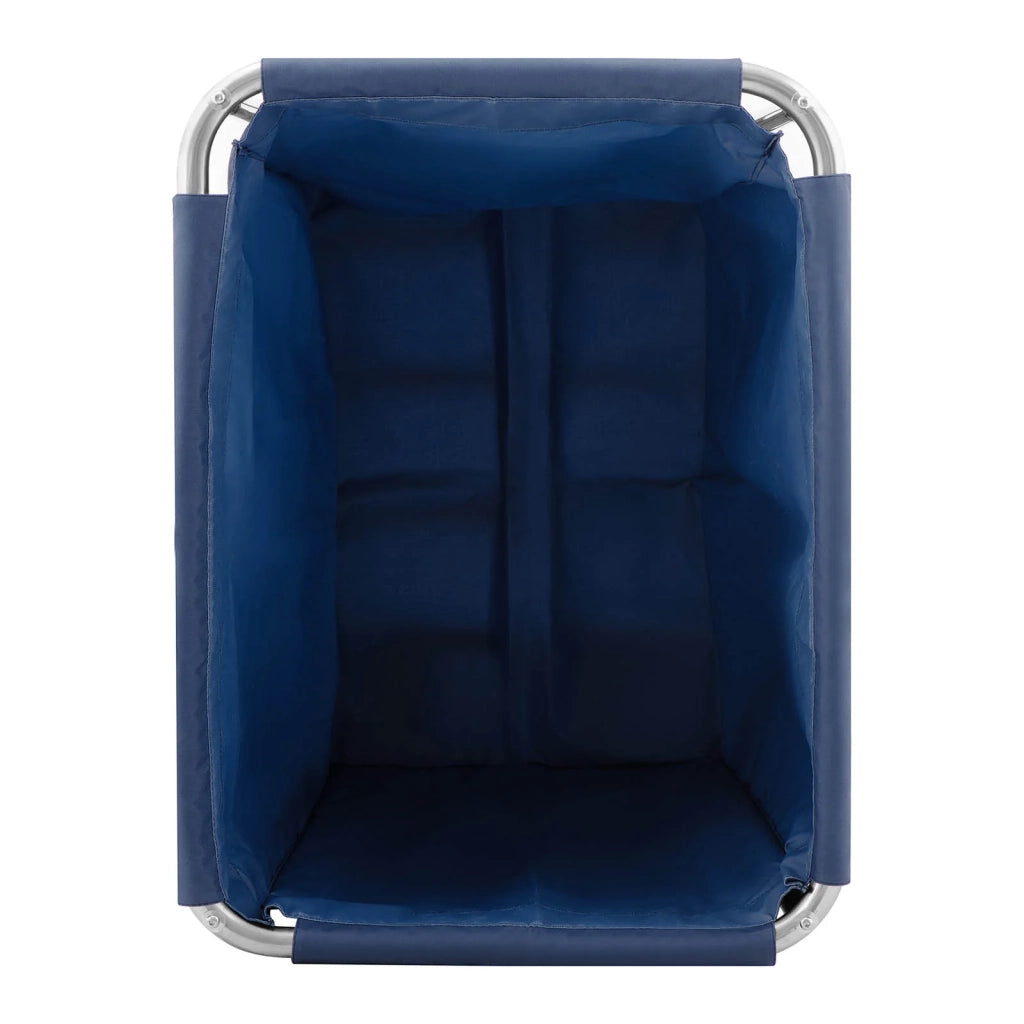 Carrello per biancheria sporca con cesto su ruote (volume: 300 litri 4 ruote telaio in acciaio inox sacco in plastica (PVC)) 14_0004378