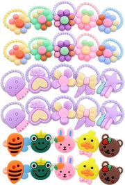 Elastici per capelli in mista colore per bambine - accessori per capelli per bambini, bambine e ragazze