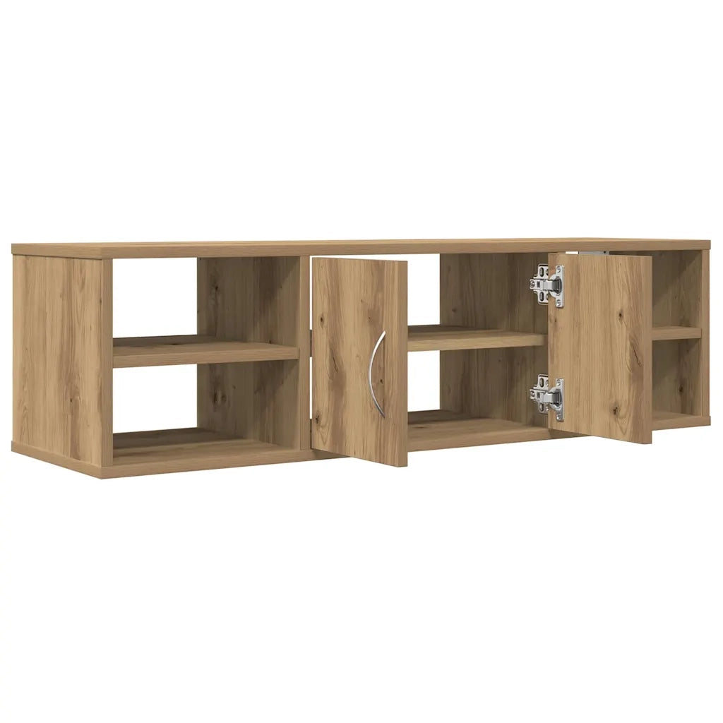 Armadietto a Muro Rovere Artigianale 101x30x29 cm in Truciolato 856489