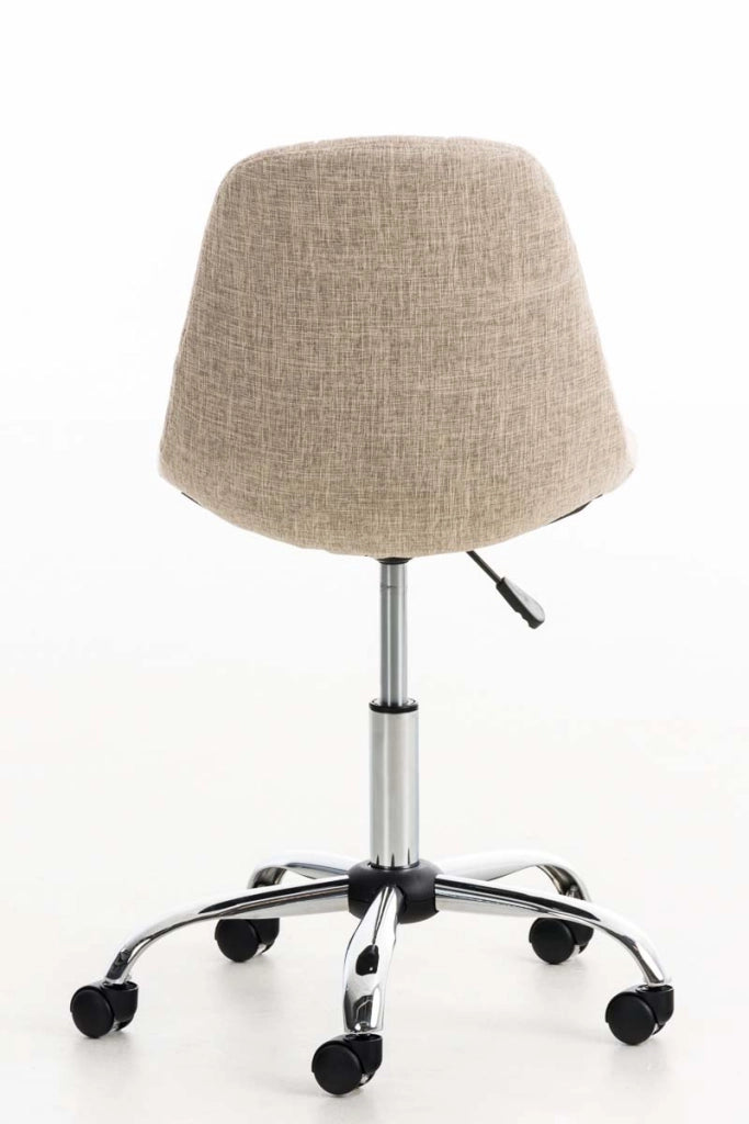 Sedia da ufficio Emil tessuto crema