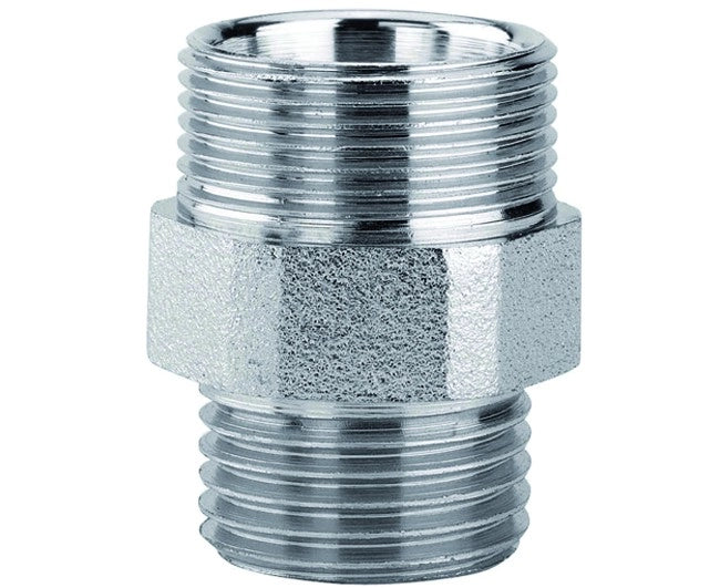 RACCORDO DIRITTO MASCHIO IN OTTONE CROMATO 1 ø22 C/KIT RAME M 24X19   ARTECLIMA S.R.L.