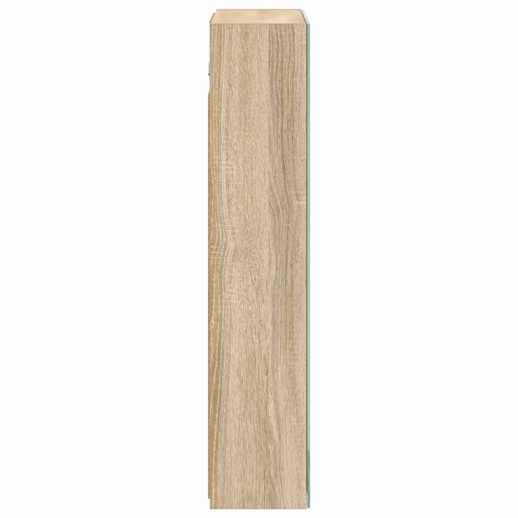 Mobiletto per specchio da bagno Rovere Sonoma 50 x 14,5 x 70 cm