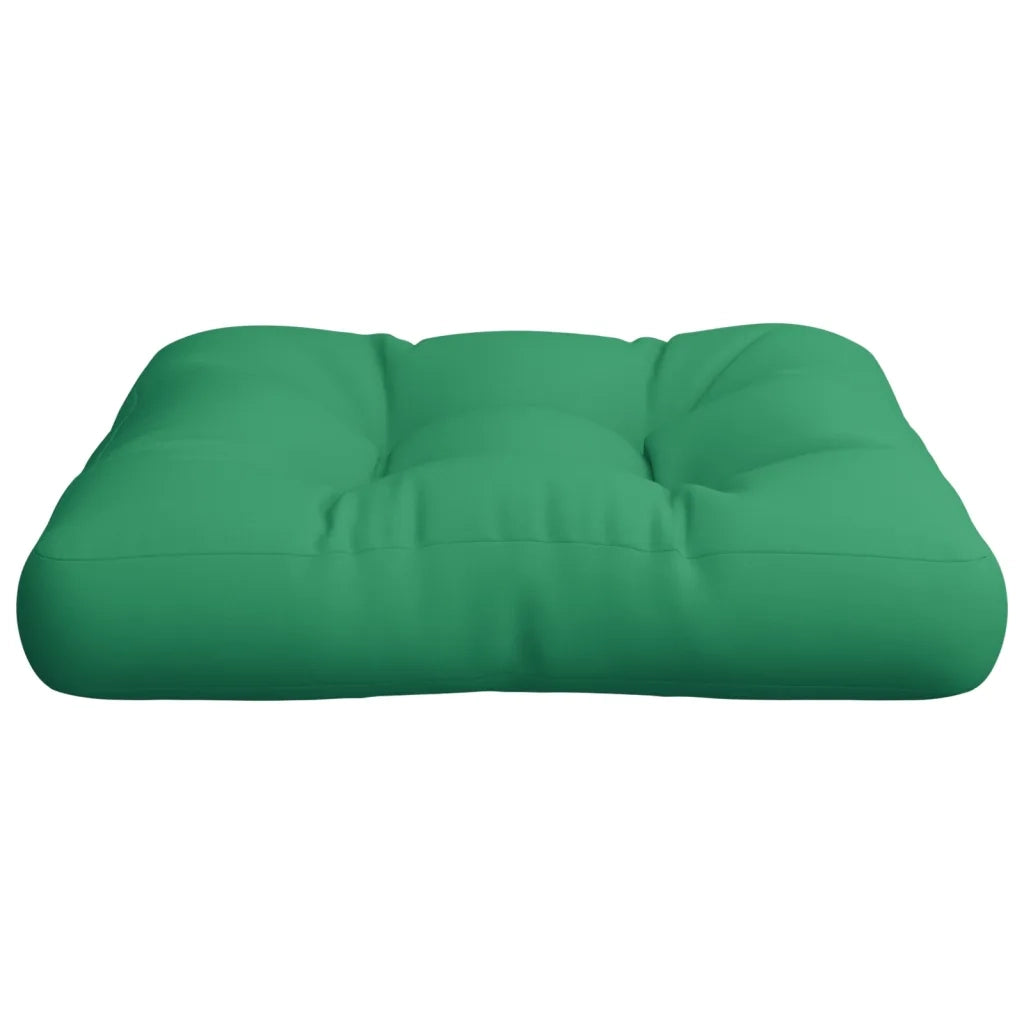 vidaXL Cuscino per Pallet Verde 50x50x12 cm in Tessuto