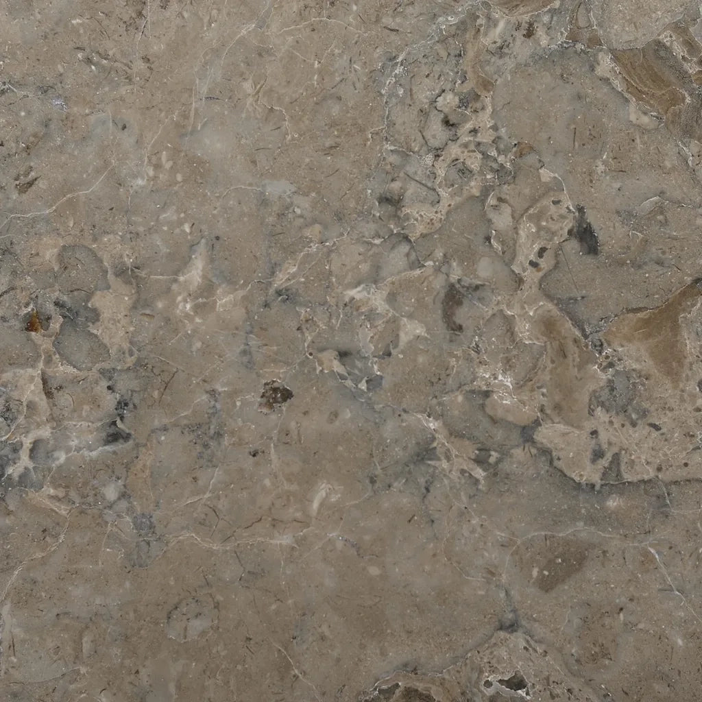 Piano per Tavolo | Superficie Tavolo | Piano Scrivania Grigio ?40x2,5 cm in Marmo