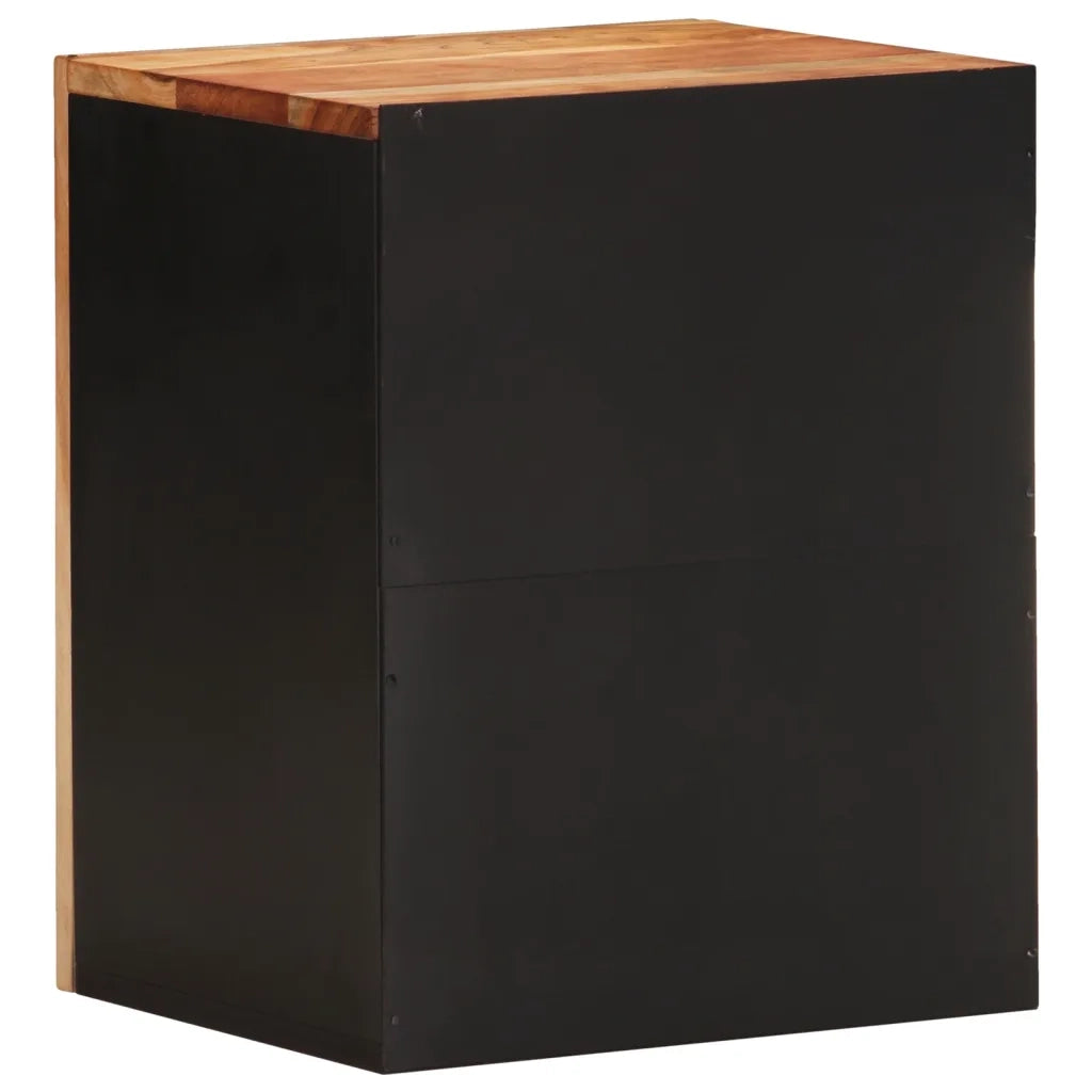 Mobile da Bagno | Armadio da bagno a Parete 38x33x48cm in Legno Massello di Acacia