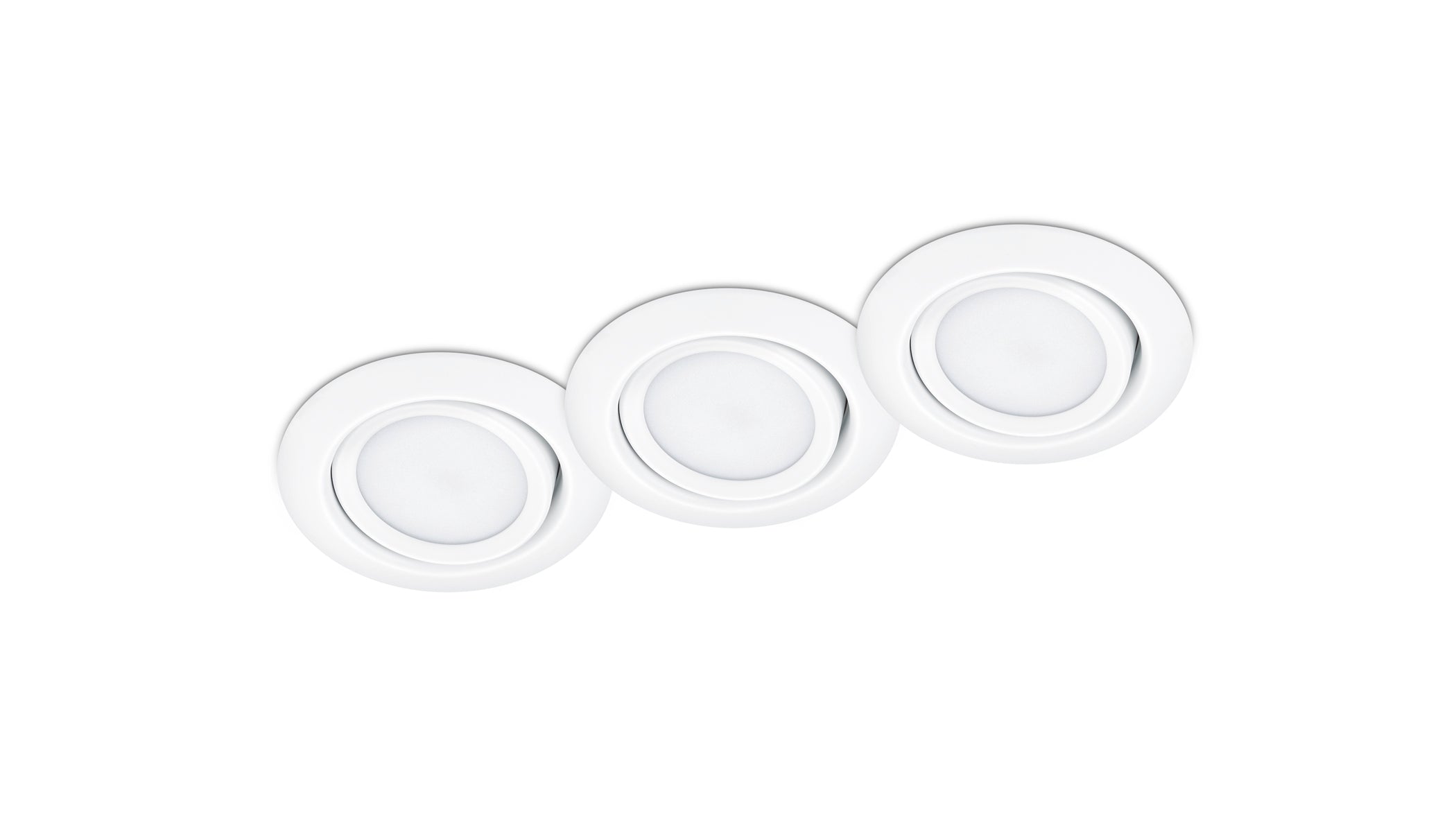 Illuminazione da Incasso da Interno a LED in Metallo Bianco Opaco