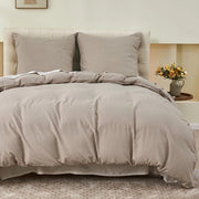 Set di lenzuola da letto in lino-cotone con tessuto lussuoso per ogni camera da letto, inclusa la copertura dei cuscini