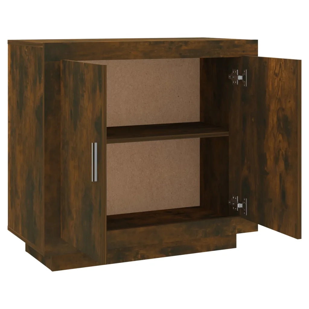Credenza Rovere Anticato 80x40x75 cm in Legno Multistrato 817234