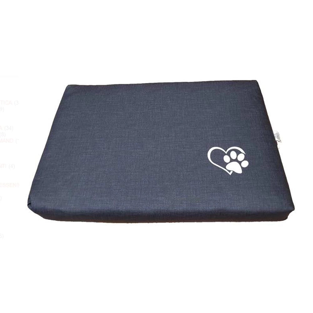 Cuscino per cani e animali in teflon antimacchia lionheart lunghezza 80 cm