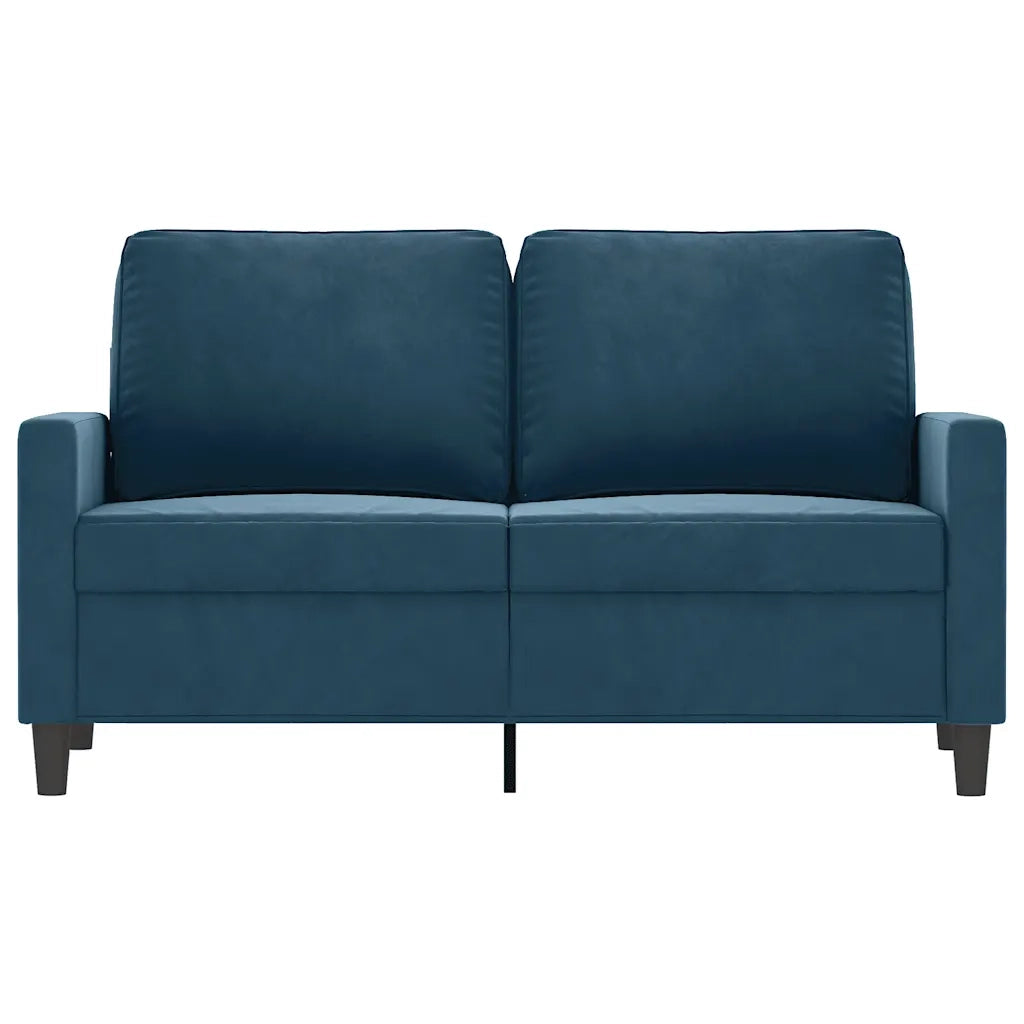 Divano a 2 Posti Blu 120 cm in Vellutocod mxl 109710