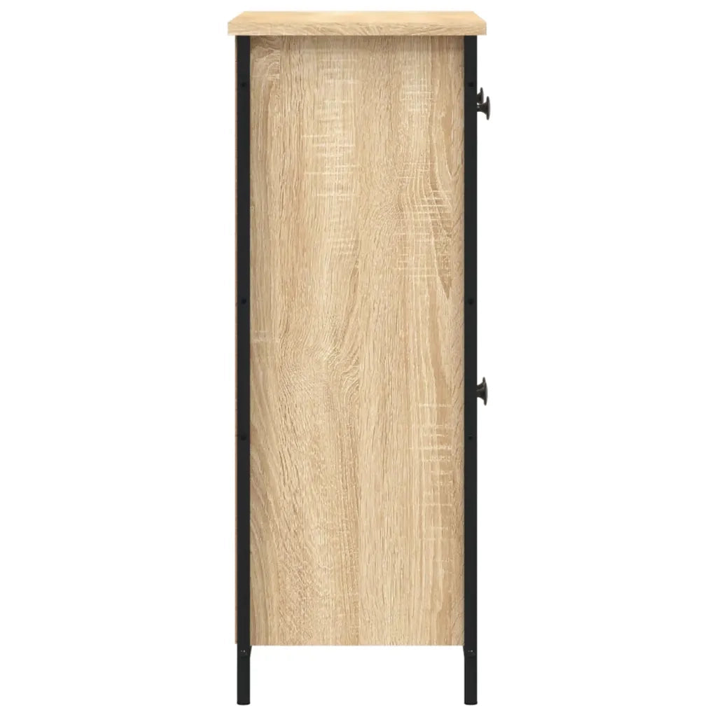 Credenza Rovere Sonoma 70x30x80 cm in Legno Multistrato 835525
