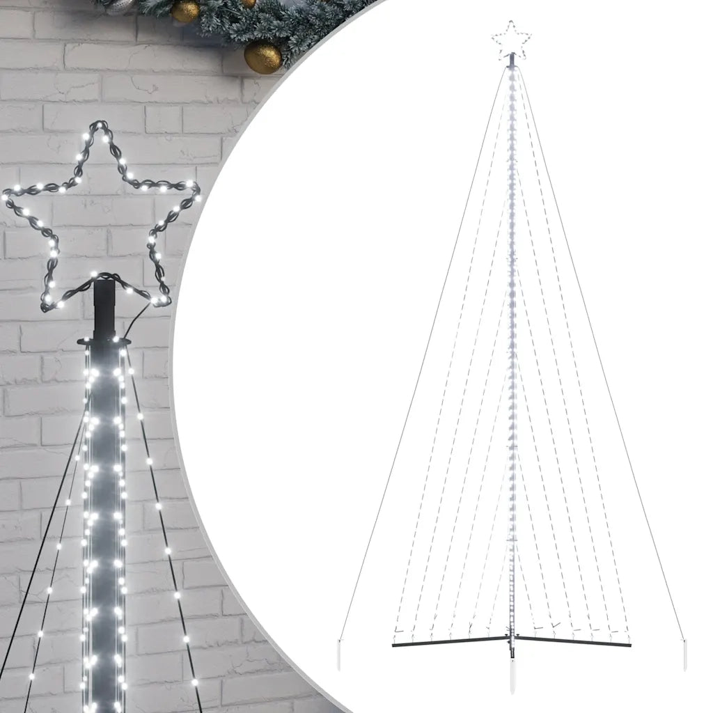 Albero di Natale a LED 789 LED Bianco Freddo 476 cm 4016445