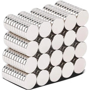 200 pezzi di magneti piccoli Forti 10x2mm Magnetici a forma rotonda Magnetici neodymium per frigoriferi e per bacheche Magneti per lavagna e per cartelloni per appunti Magnetici per hobby e attività manuali Magnetico piano