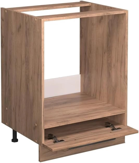 Mobile per forno da incasso Fame-Line, Quercia dorata, 60 cm senza piano di lavoro, per la combinazione con altri moduli della serie Fame-Line