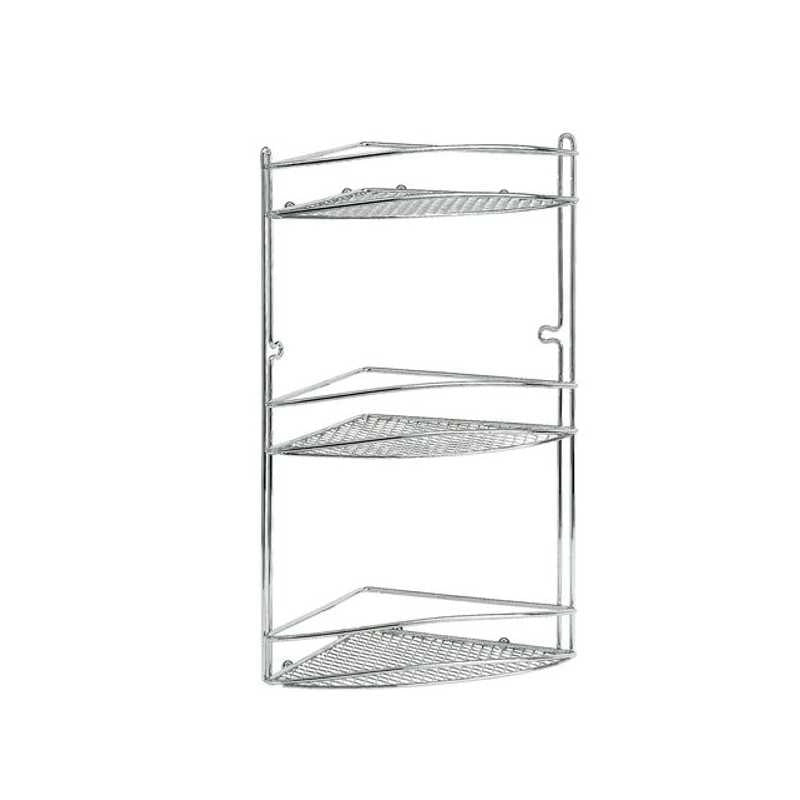 Mensola Bagno Cromo Star Angolare 21X21 H.46 Artex