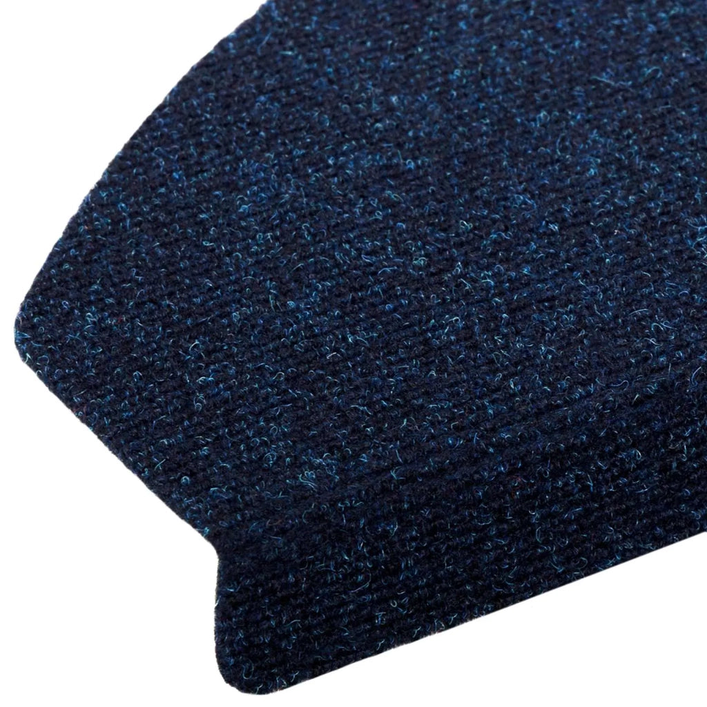 Tappetini per scale autoadesivi 15 pcs Navy 80 x 24,5 x 3,5 cm