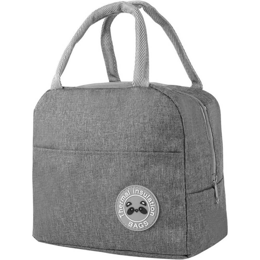 Trade Shop - Set Lunch Box Con Borsa Termica Contenitori Posate 6pz Per Pranzo Ufficio Scuola Campeggi -