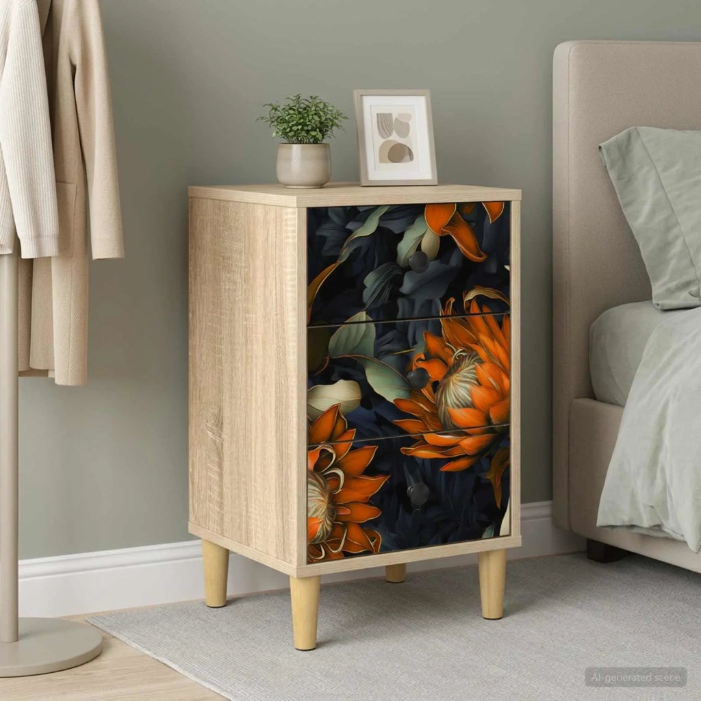 Armadio da Notte LOCHEM Rovere Sonoma 36 x 33 x 60 cm 8007271