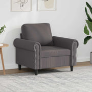Poltrona-Divano Sedia Grigia 60 cm in Similpelle 685281