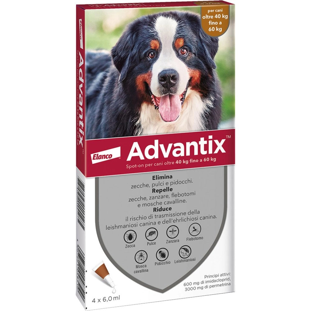 1pz bayer advantix 6p. spot oncani kg. 40-60 cod:ferx.4226
