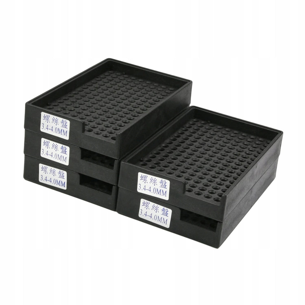 Vassoio Antistatico ESD per Viti 3.5-4mm – 150 Fori | Plastica Antistatica, Design Pratico