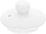 Dekalogo Premium - Detersil per teiera in ceramica, copertura da 55 cm, bianca, porcellana