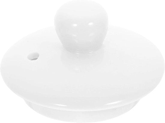 Dekalogo Premium - Detersil per teiera in ceramica, copertura da 55 cm, bianca, porcellana