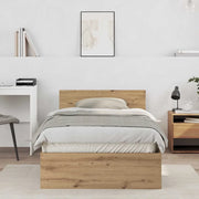 Struttura del letto Rovere artigianale 203 x 104 x 70 cm