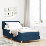 Letto a molle con materasso Blu 80 x 200 cm Tessuto 3340184