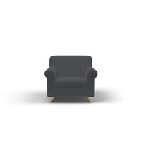 Copridivano Elasticizzato 1 Posto in Poliestere Leslie Grigio Scuro