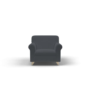 Copridivano Elasticizzato 1 Posto in Poliestere Leslie Grigio Scuro