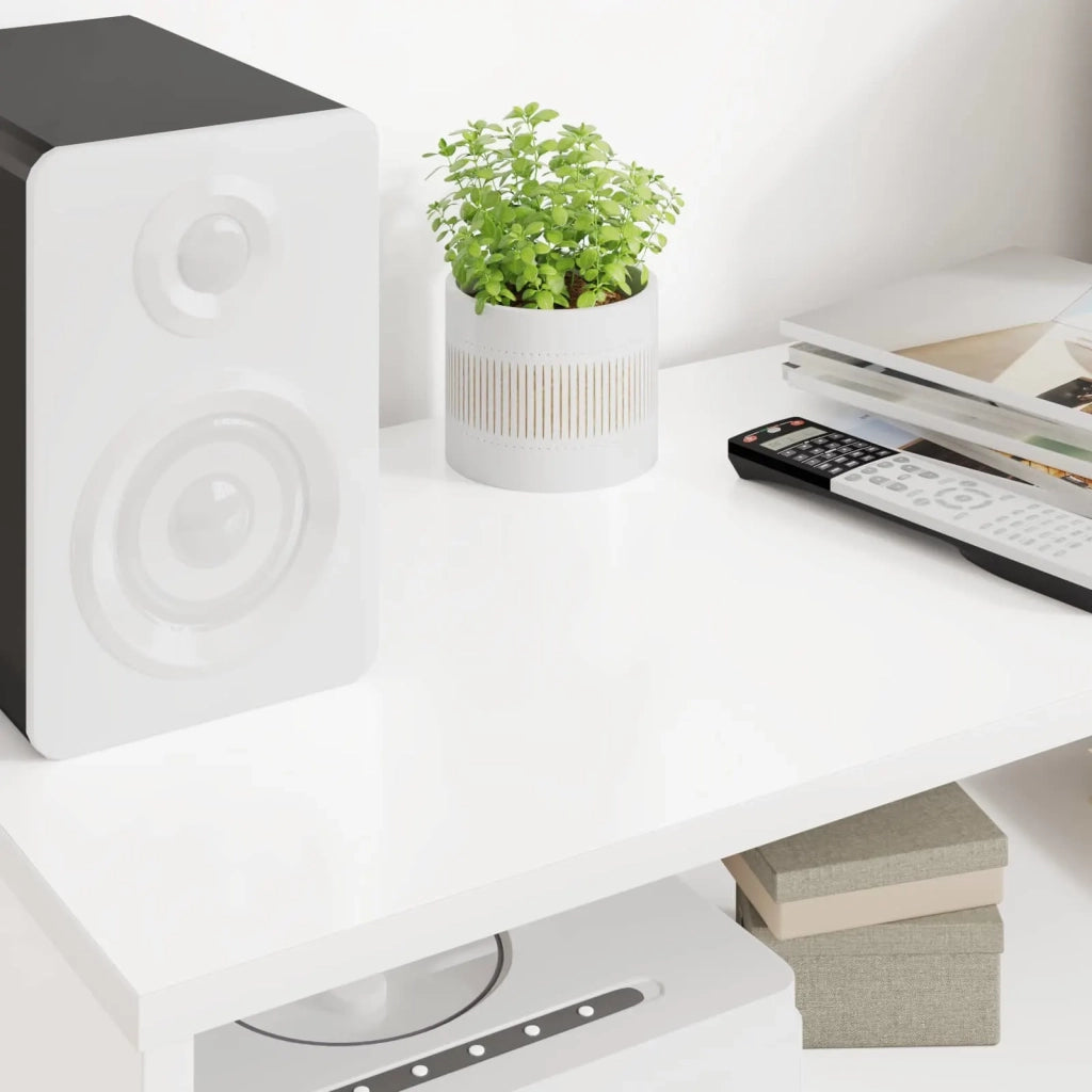 Mobile TV 80 x 35 x 40 cm Bianco Legno ingegnerizzato 8000300