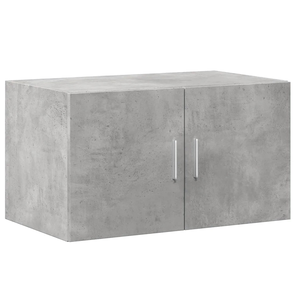 vidaXL Armadietto Grigio Cemento 70x42,5x225 cm in Legno Multistrato