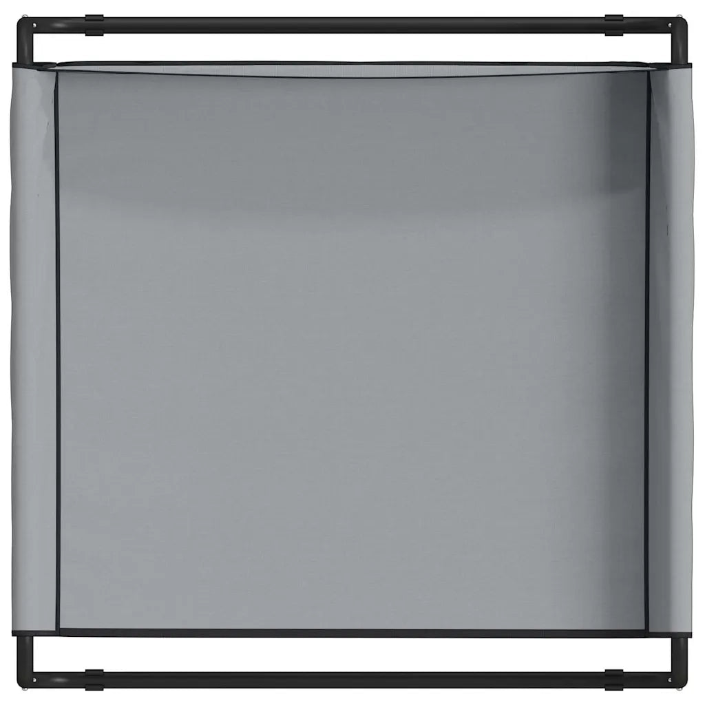 Letto per Cani Grigio chiaro 75 x 75 x 30 cm Acciaio CFW1426723
