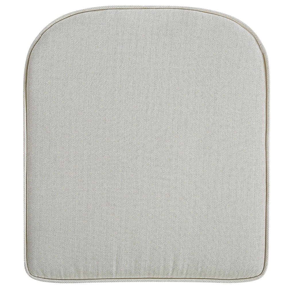 Set di 2 poltrone da giardino in rattan naturale con cuscini per schienale in cotone bianco sporco per interni ed esterni