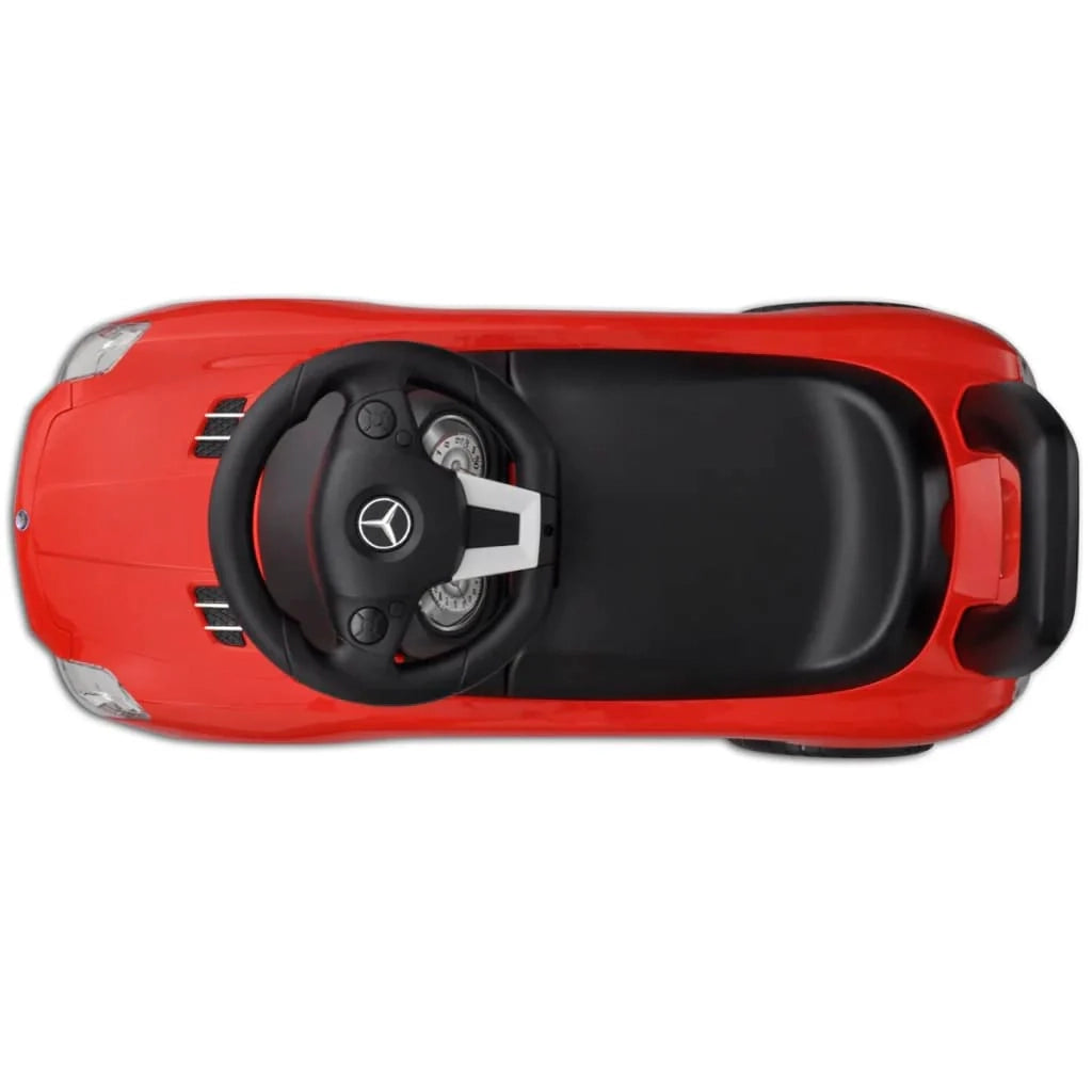 Auto rossa per bambini mercedes benz 02_0005257