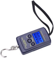 Pesa Portatile Digitale 40kg - LCD Display - Griglia in Acciaio Inossidabile - Luce di Fondoschermo - Pesa per Pesca